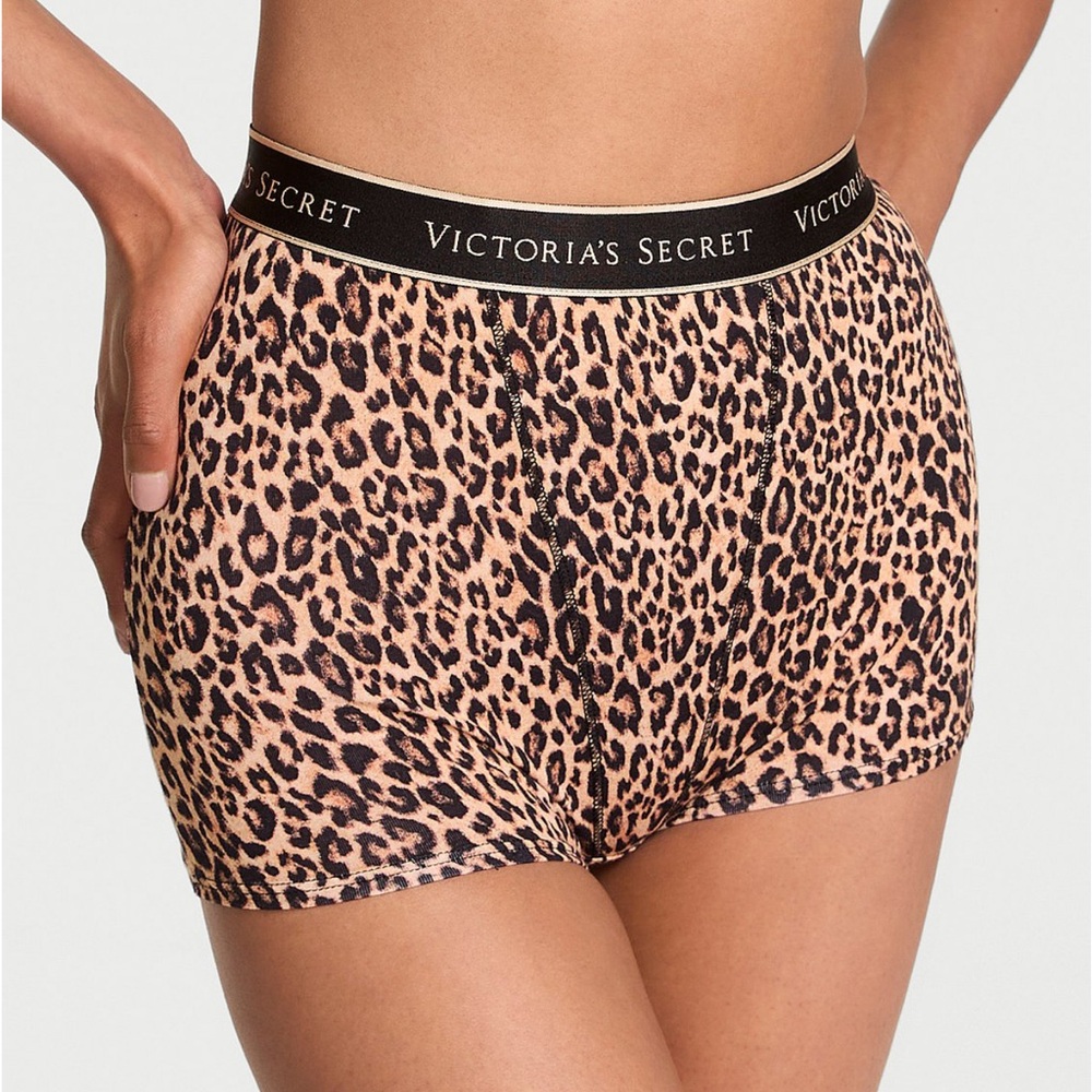 Victoria's Secret Leopard Print High Waist Boyshort